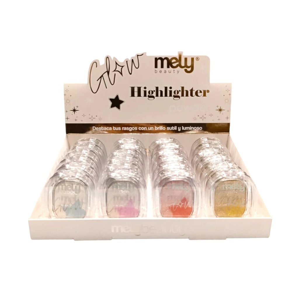 Iluminador en Polvo. Doble Glow Mely
