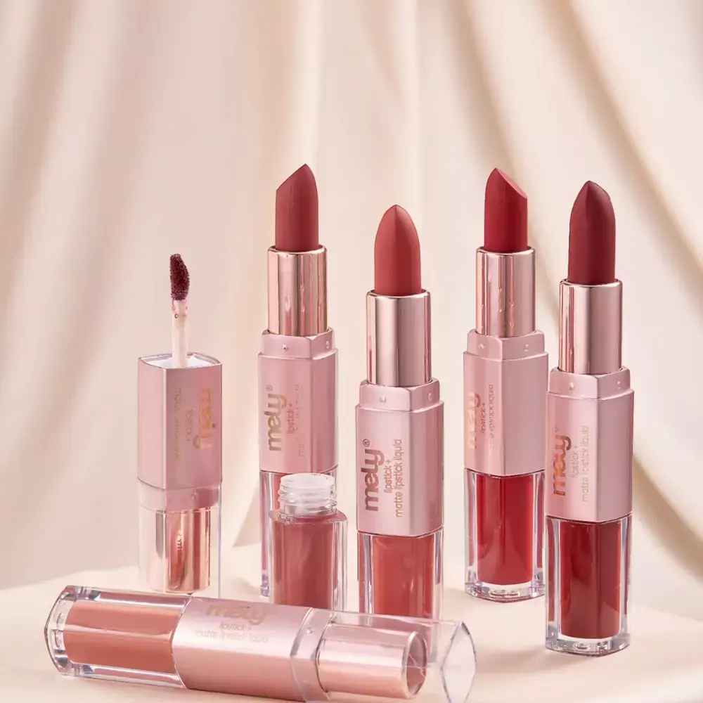 Lips Matte 2en1 Lipstick + Gloss Mely